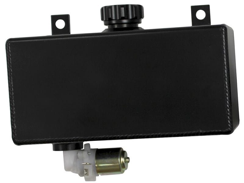 Aeroflow Performance 80mm L x 210mm W x 100mm H, Black finish Fabricated Alloy Washer Tank with Motor AF77-1005BLK Autofit