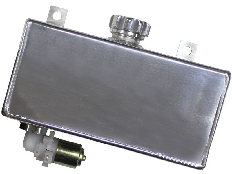 Aeroflow Performance 80mm L x 210mm W x 100mm H, Polished finish Fabricated Alloy Washer Tank with Motor AF77-1005 Autofit