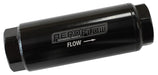 Aeroflow Performance -8AN ORB Inlet/Outlet Ports, 3-1/2" x 1-1/4" 10 Micron Pro Filter - Black AF66-2042BLK-10 Autofit