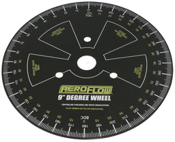 Aeroflow Performance 9" Universal Degree Wheel Camshaft Degree Wheel AF98-2120 Autofit
