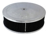Aeroflow Performance 9" x 2-3/4", 5-1/8" neck, black washable cotton element Chrome Air Filter Assembly AF2851-1120 Autofit