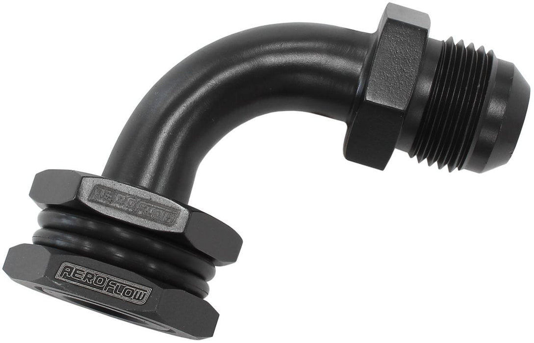 Aeroflow Performance 90° With -10AN Male Turbo Drain Bulkhead AF463-33 Autofit