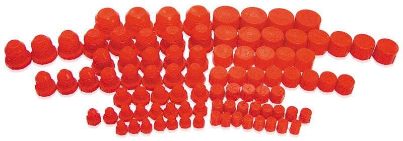 Aeroflow Performance 96 piece assorted sizes from -3AN to -20AN Plastic Dust Caps & Plugs AF98-2025 Autofit