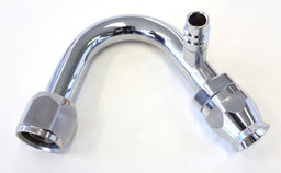 Aeroflow Performance A/C 135° Fitting #10 with Charge Port AFFCE-10135B Autofit