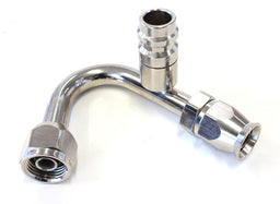 Aeroflow Performance A/C 135° Fitting #6 with Charge Port AFFCE-06135B Autofit