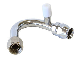 Aeroflow Performance A/C 135° Fitting #8 with Charge Port AFFCE-08135B Autofit