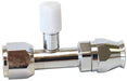 Aeroflow Performance A/C Straight Fitting #8 with Charge Port AFFCE-08B Autofit