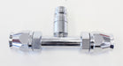 Aeroflow Performance A/C Straight Inline #8 Fitting with Charge Port AFFCEL-08B Autofit