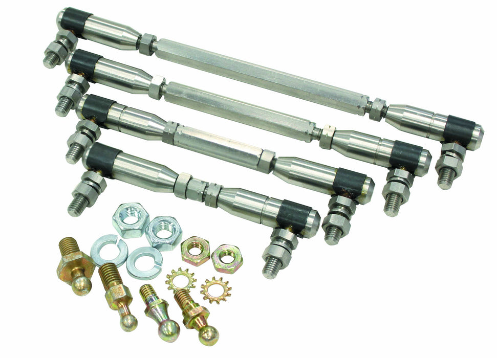 Aeroflow Performance Adjusts from 70mm (2-3/4") to 95mm (3-3/4") Stainless Steel Carburettor Linkage Arm AF42-1002 Autofit