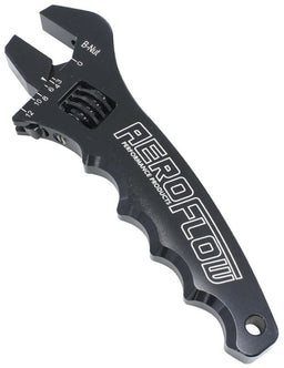 Aeroflow Performance Aluminium Adjustable Grip Spanner - Black AF98-2003BLK Autofit