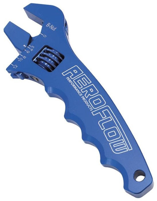Aeroflow Performance Aluminium Adjustable Grip Spanner - Blue AF98-2003 Autofit