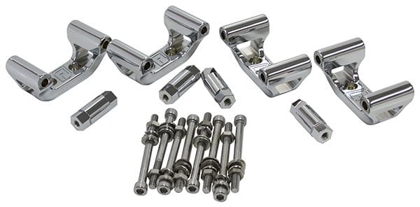 Aeroflow Performance Billet LS1/LS6 Coil Relocation Kit - Chrome Finish AF64-4032 Autofit