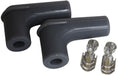 Aeroflow Performance Black, 2 pack Xpro Silicone 90° Spark Plug Boots & Terminals AF4030-3311 Autofit