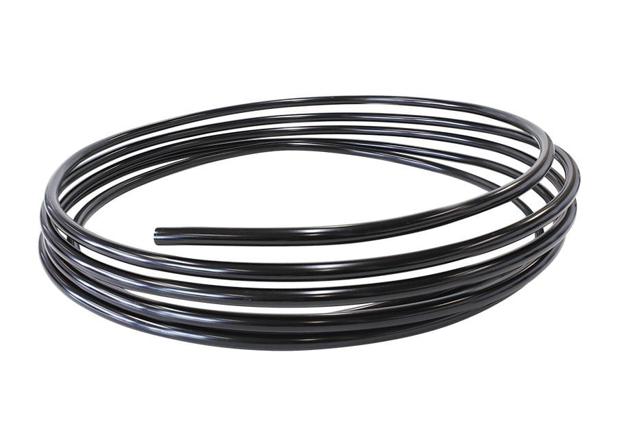 Aeroflow Performance Black Anodised Finish Aluminium Fuel Line 1/4" (6.35mm) 25ft (7.6m) Length Roll AF66-2998BLK Autofit