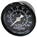 Aeroflow Performance Black Face, White Pointer, 1/8" NPT Male Thread 1-1/2" 100 psi Pressure Gauge AF30-2205 Autofit