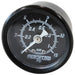 Aeroflow Performance Black Face, White Pointer, 1/8" NPT Male Thread 1-1/2" 15 psi Pressure Gauge AF30-2204 Autofit