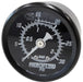 Aeroflow Performance Black Face, White Pointer, 1/8" NPT Male Thread 1-1/2" Liquid Filled 30 psi Pressure Gauge AF30-2208 Autofit