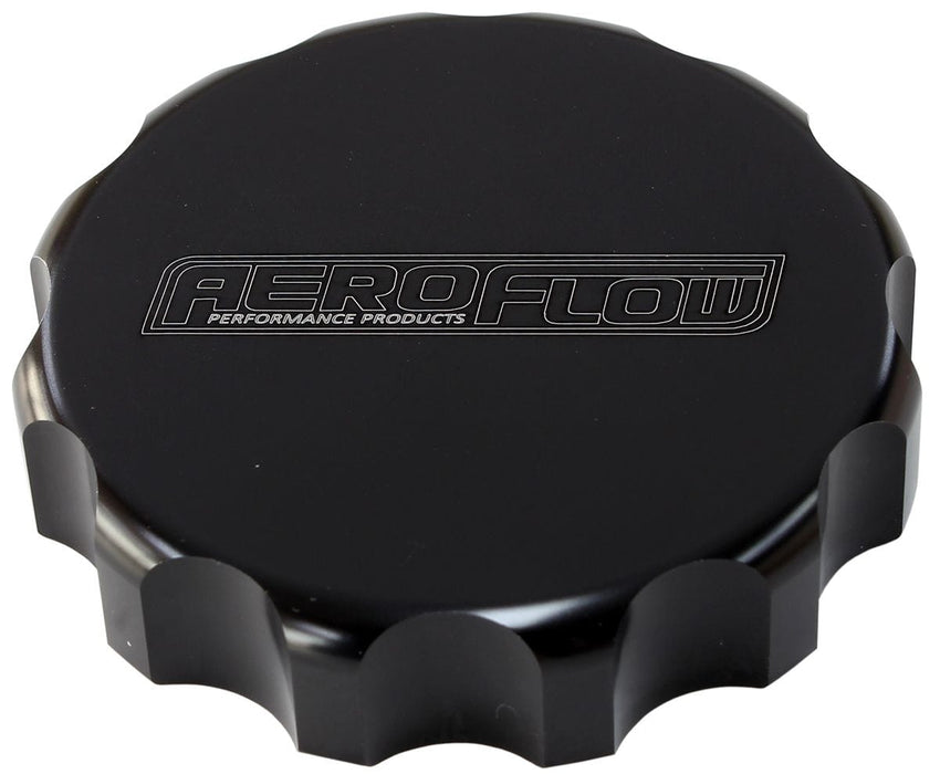 Aeroflow Performance Black Finis h Replacement Screw On Cap for AF85-3000 Fuel Cell AF59-3050BLK Autofit