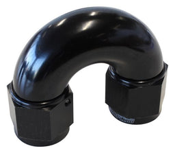 Aeroflow Performance Black Finish 180° Full Flow Female Coupler -12AN AF536-12BLK Autofit