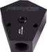Aeroflow Performance Black Finish. 3/4" NPT Inlet, 3/4" NPT Outlets Billet Y-Block with 1/8" NPT Port AF451-12BLK Autofit