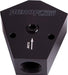 Aeroflow Performance Black Finish. 3/8" NPT Inlet, 3/8" NPT Outlets Billet Y-Block with 1/8" NPT Port AF451-08BLK Autofit