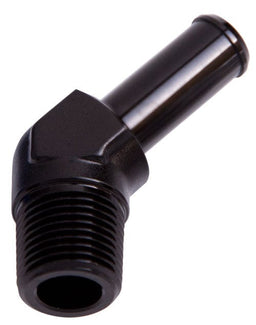 Aeroflow Performance Black Finish 45° 1/8" Male NPT to 3/16" Barb AF845-03-04BLK Autofit