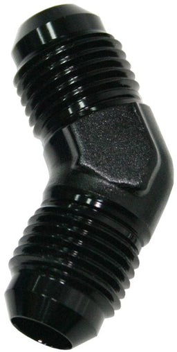 Aeroflow Performance Black Finish 45° Male Flare Union -12AN AF827-12BLK Autofit