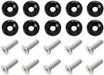 Aeroflow Performance Black Finish 5/16" Billet Dress-Up / Fender Bolt Kit (10 pack) AF64-4371BLK Autofit