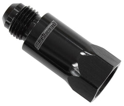 Aeroflow Performance Black Finish. -6 Female ORB to -6 Male AN Roll Over Valve -6AN AF614-06BLK Autofit