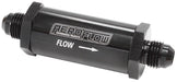 Aeroflow Performance Black Finish -6AN Turbo Inline Oil Filter 30 Micron AF607-06BLK Autofit