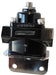 Aeroflow Performance Black Finish. -8 ORB Ports with Bottom Return Billet Bypass Fuel Pressure Regulator 4.5-9psi Adjustable AF49-4501BLK Autofit