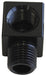 Aeroflow Performance Black Finish 90° Female 1/8" NPT to Male 1/8" NPT Elbow AF896-02BLK Autofit