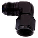 Aeroflow Performance Black Finish 90° Female/Male Flare Swivel -12AN AF143-12BLK Autofit