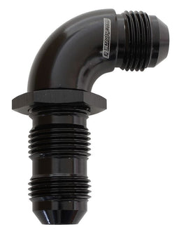 Aeroflow Performance Black Finish 90° Full Flow AN Bulkhead -10AN AF533-10BLK Autofit