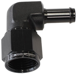 Aeroflow Performance Black Finish 90° Hose Barb 1/2" to -8AN AF413-08BLK Autofit