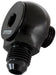 Aeroflow Performance Black Finish 90° Low Profile -6ORB to -6AN Male Adapter AF909-06BLK Autofit