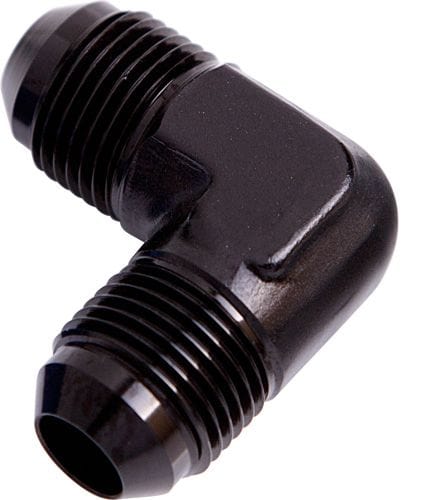 Aeroflow Performance Black Finish 90° Male Flare Union -8AN AF821-08BLK Autofit