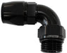 Aeroflow Performance Black Finish 90° ORB Male Swivel PTFE (Teflon®) Hose End -6 ORB to -6AN AF583-06-06DBLK Autofit