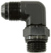 Aeroflow Performance Black Finish 90° ORB Swivel to Male Flare Adapter -8AN to -8AN AF949-08BLK Autofit