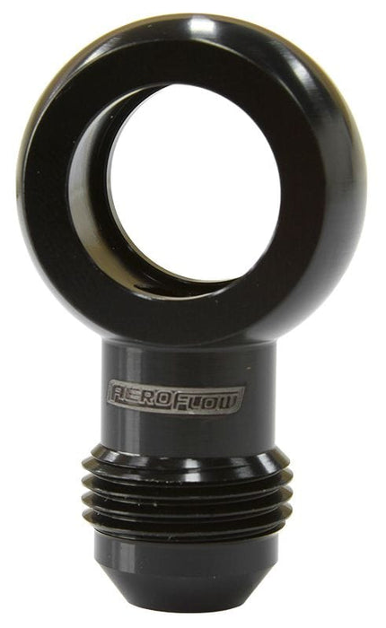 Aeroflow Performance Black Finish Alloy AN Banjo Fitting 18mm to -8AN AF726-08BLK Autofit
