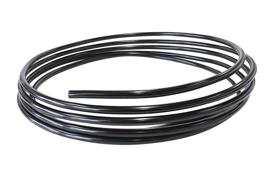Aeroflow Performance Black Finish Aluminium Fuel Line 3/8" (9.5mm) 25ft (7.6m) Length Roll AF66-3000BLK Autofit