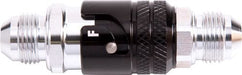 Aeroflow Performance Black Finish Aluminium Quick Release Fitting -4AN Viton Seal AFQR101-04 Autofit