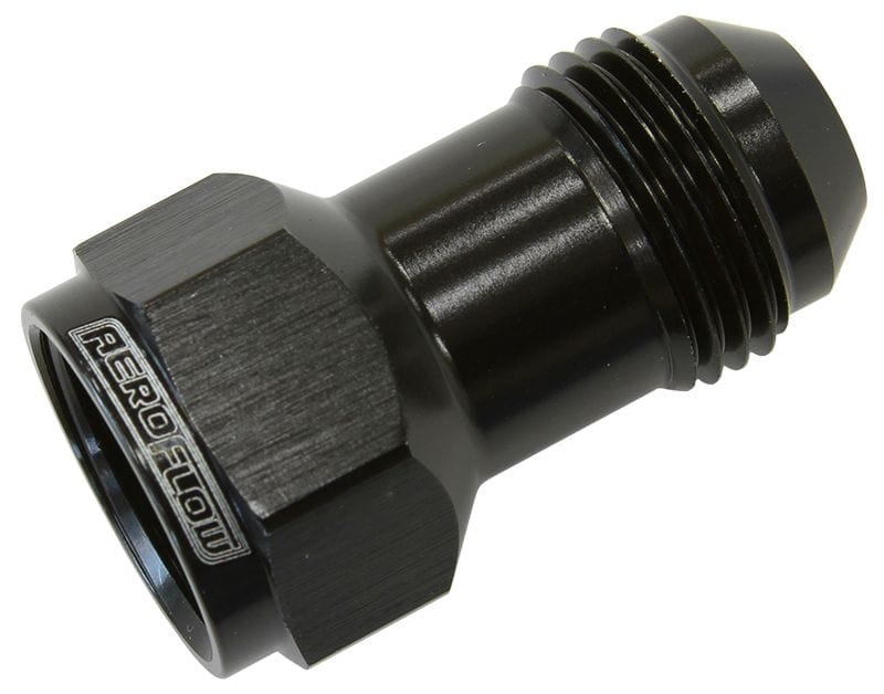 Aeroflow Performance Black Finish AN Female to Male Extension -8AN to -8AN AF952-08BLK Autofit