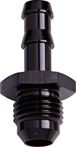 Aeroflow Performance Black Finish AN Flare to Barb Adapter -10AN to 1/2" AF817-10BLK Autofit