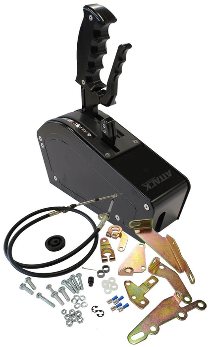Aeroflow Performance Black Finish Bang Shift ATTACK 3 Speed Reverse Pattern Gate Shifter AF72-9022BLK Autofit