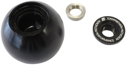 Aeroflow Performance Black Finish Bang Shift Billet Round Gear Knob with Bare Button Boss  AF72-9905BLK Autofit