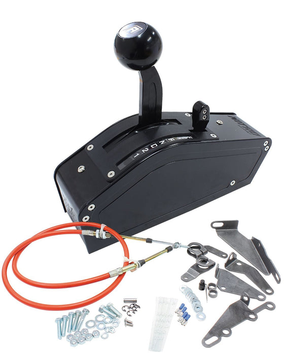 Aeroflow Performance Black Finish Bang Shift NITRO 2, 3 & 4 Speed Ratchet Shifter AF72-9010BLK Autofit