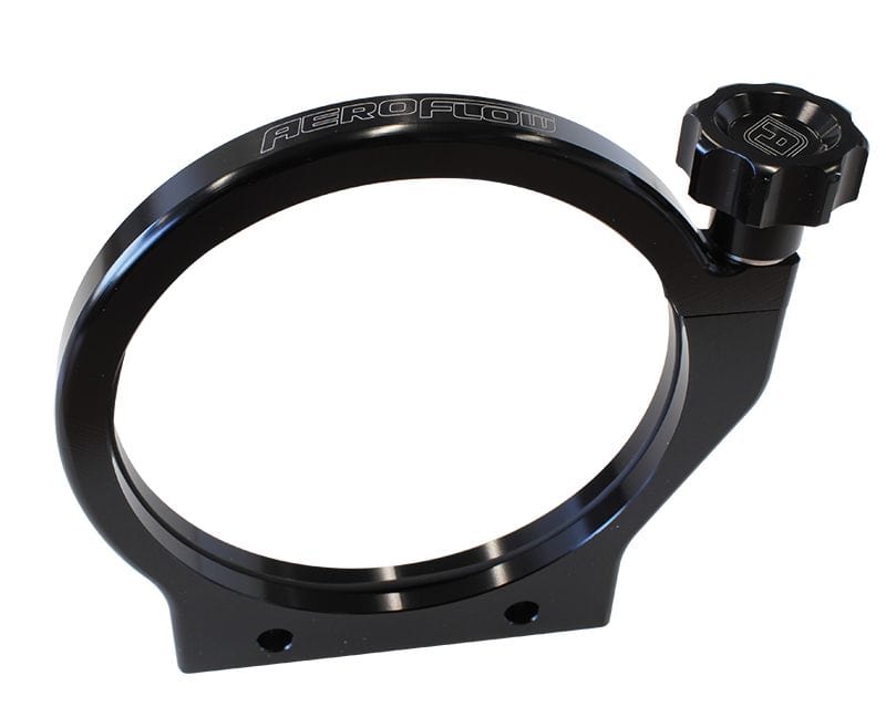 Aeroflow Performance Black Finish Billet Bottle Mount suit 6.9" (175mm) Bottle Diameter AF6400-6900BLK Autofit