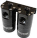 Aeroflow Performance Black Finish Billet Universal Dual Air / Oil Separator AF64-4364BLK Autofit