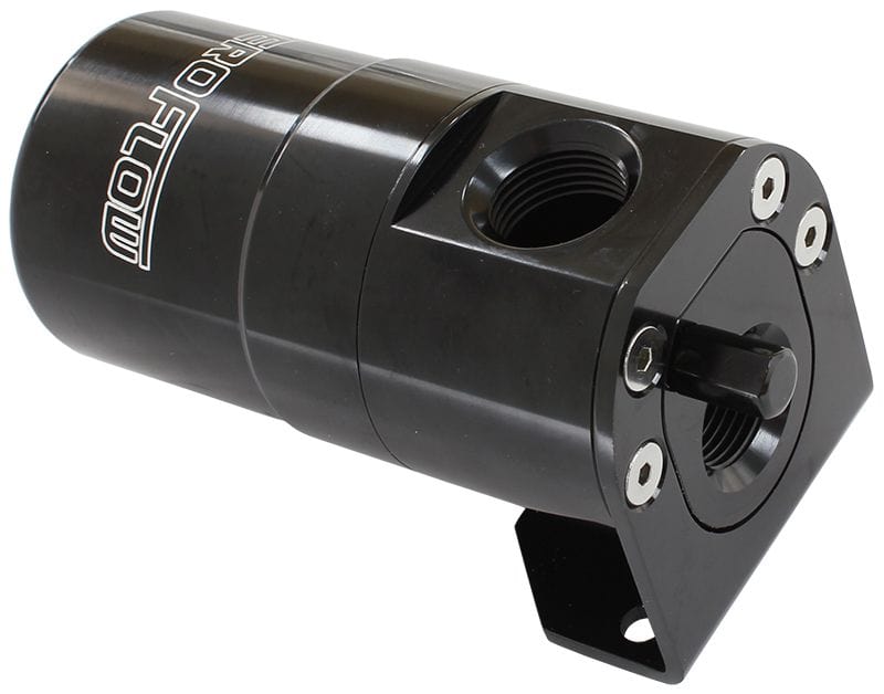 Aeroflow Performance Black Finish Billet Universal Single Air / Oil Separator AF64-4363BLK Autofit